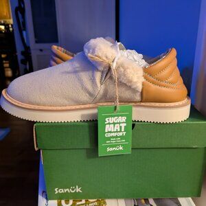 Sanuk Cozy Vibe Low SL - Ash Grey, Size 7.5/8 - NEW WITH TAGS